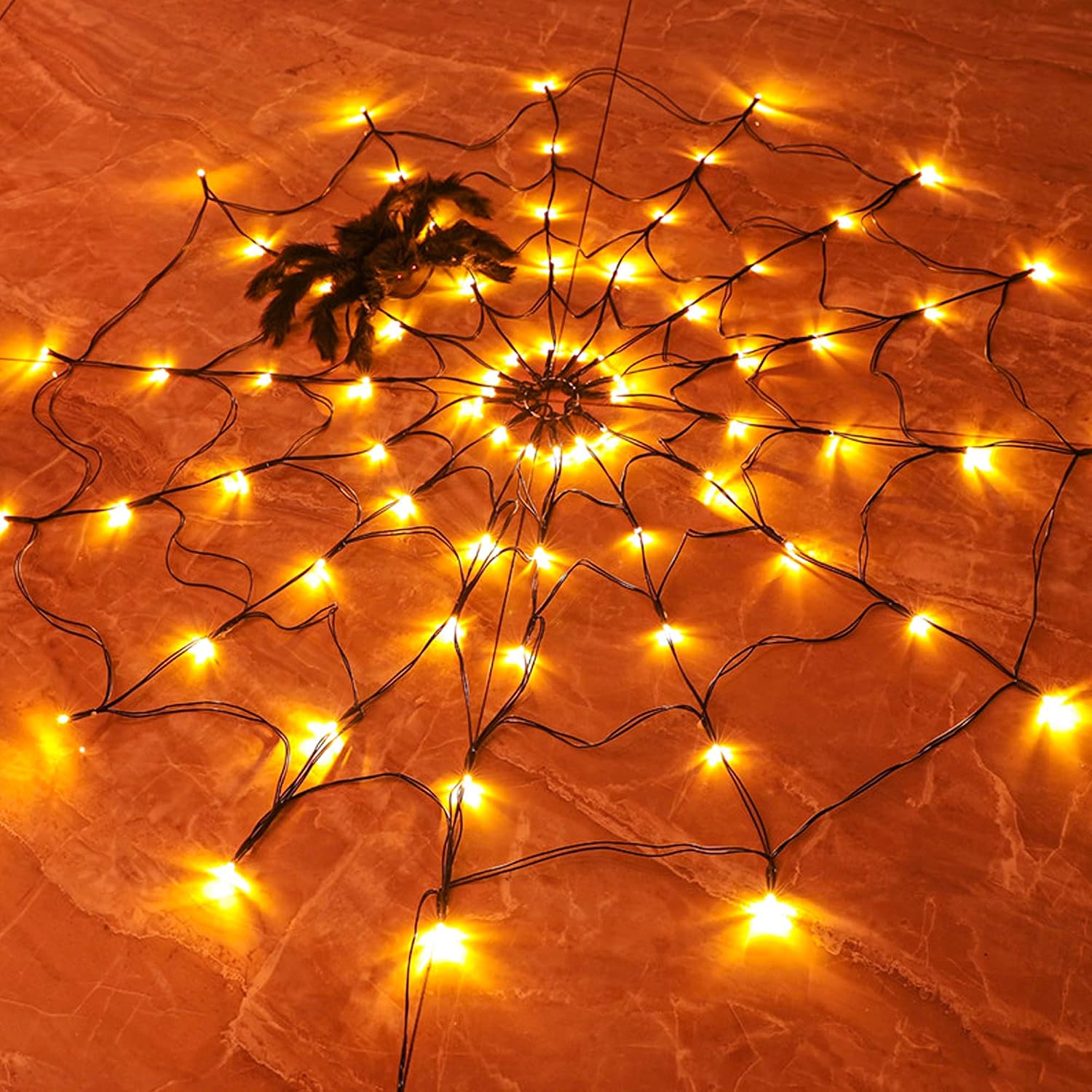 Halloween Led String Lights Orange - 1-4 шт. светодиодные гирлянды в виде