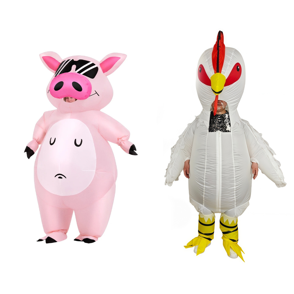 Надувной костюм поросенка из м – обзор и цена Halloween Costume Adult