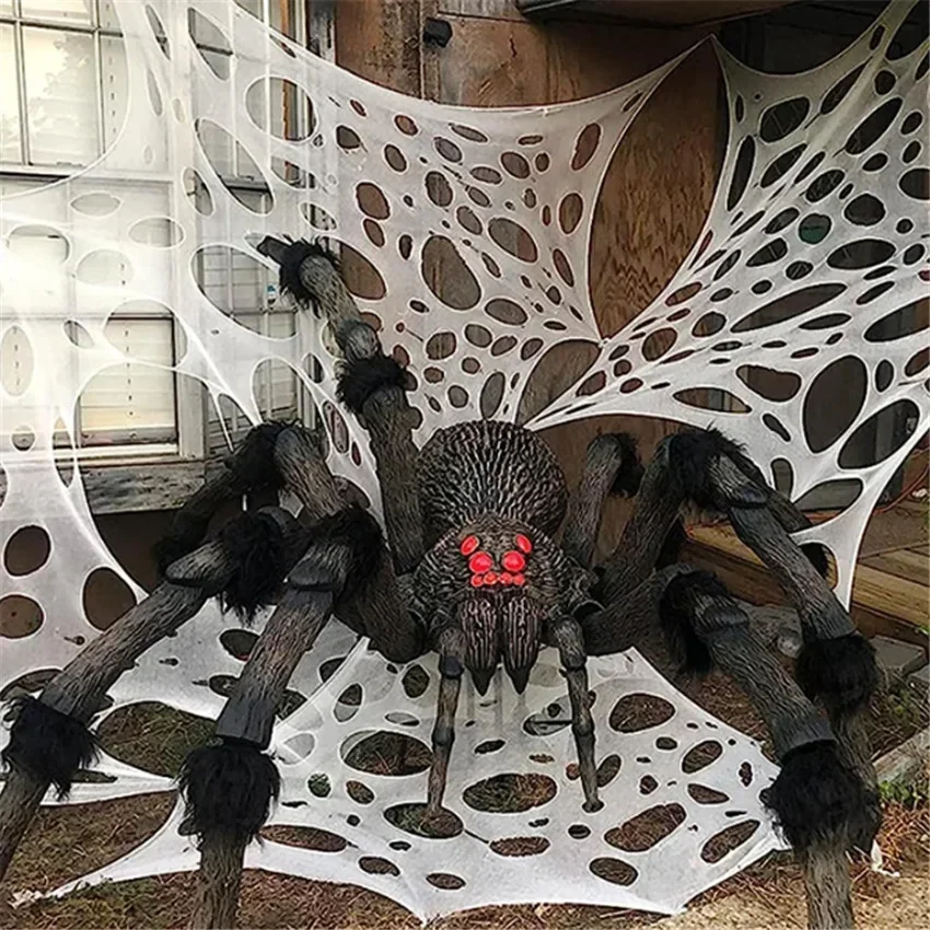 1x2 м, 1x4 м, 2x4 м. Искусстве – обзор и цена Spider Web Halloween Decoration
