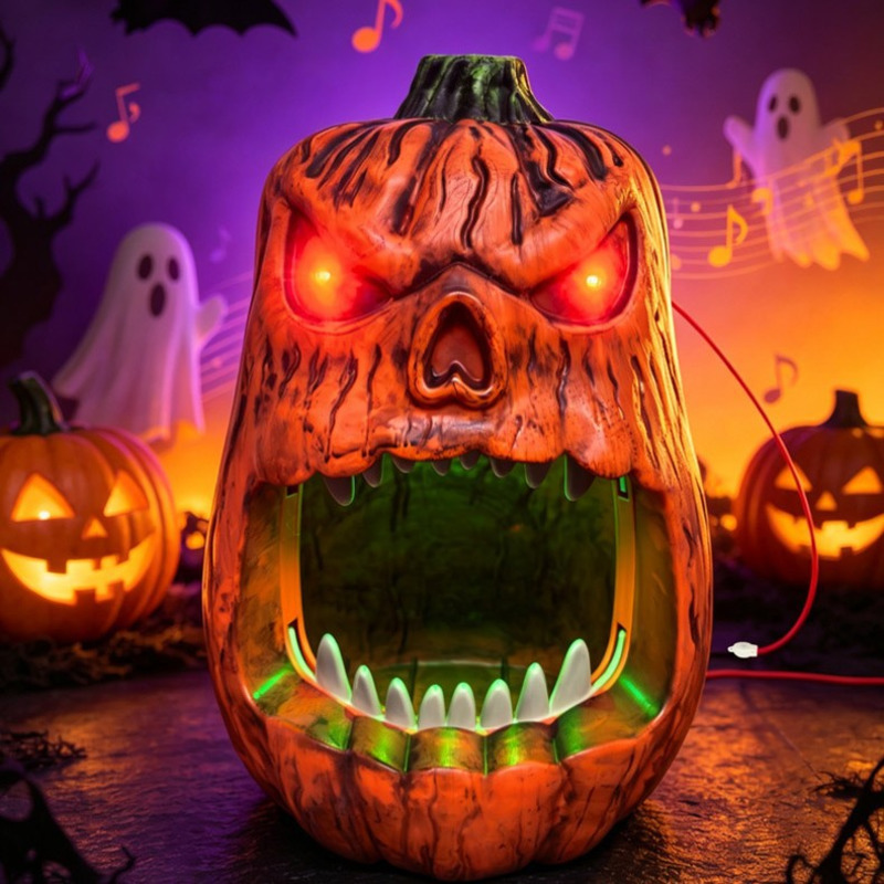 Хэллоуинская светодиодная тыкв – обзор и цена Halloween Pumpkin Decor Led