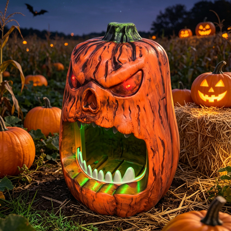 Хэллоуинская светодиодная тыкв – обзор и цена Halloween Pumpkin Decor Led