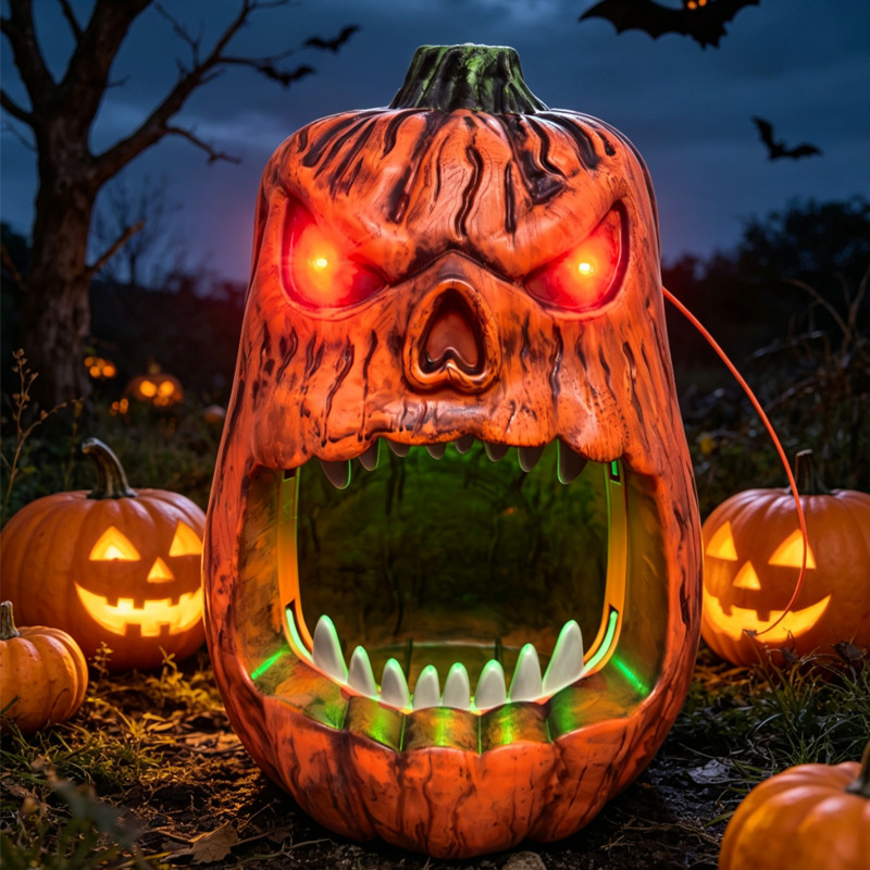 Хэллоуинская светодиодная тыкв – обзор и цена Halloween Pumpkin Decor Led