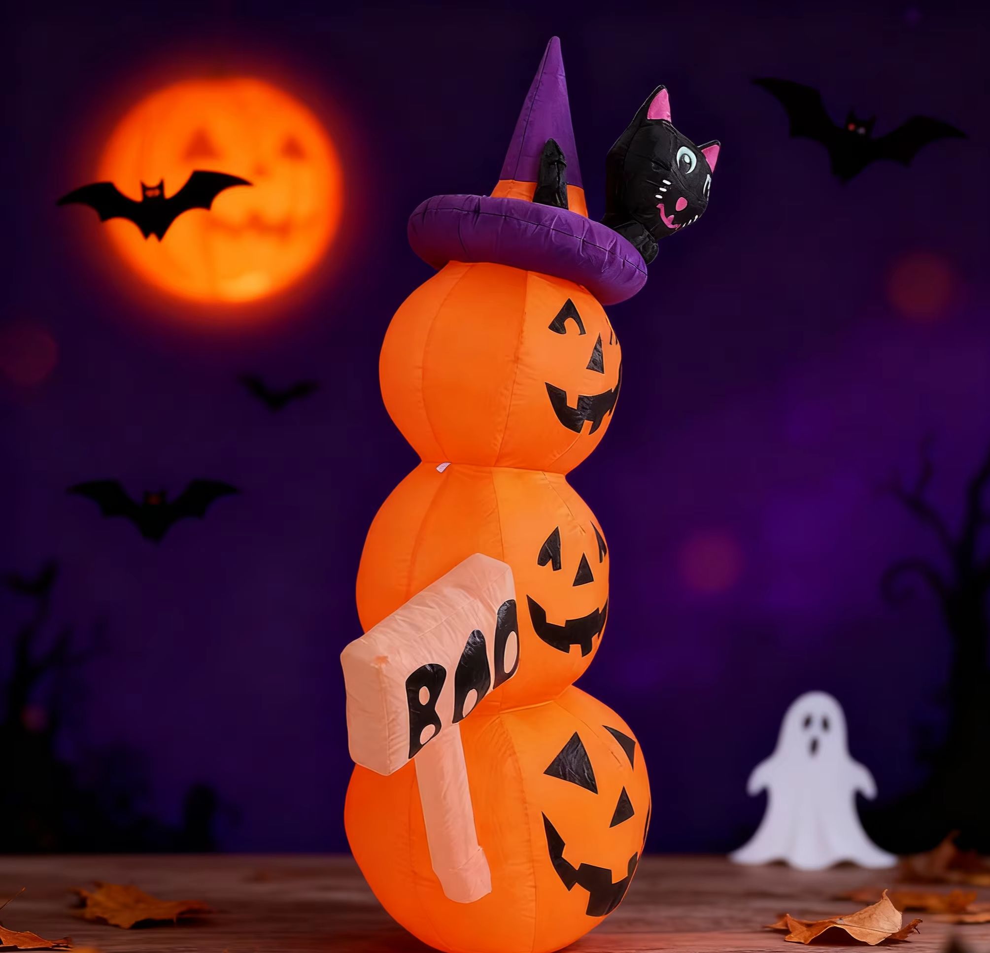 Надувные тыквы на Хэллоуин выс – обзор и цена Halloween Pumpkin Decor Led