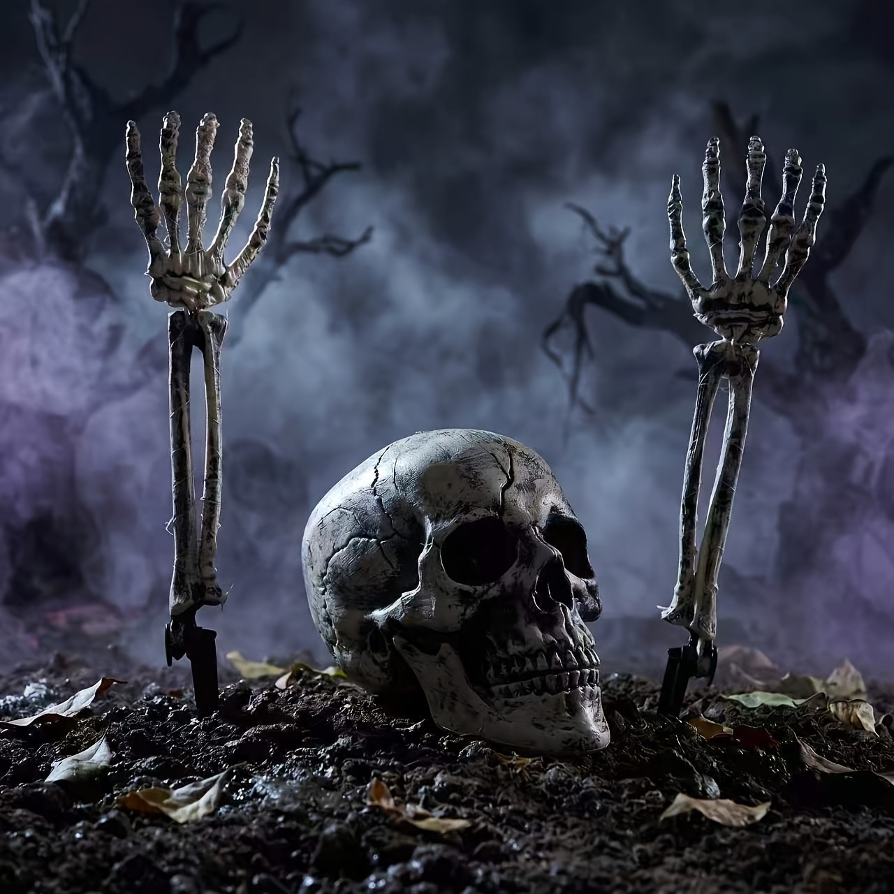 Набор из 3 предметов для украш – обзор и цена Halloween Skeleton Decoration