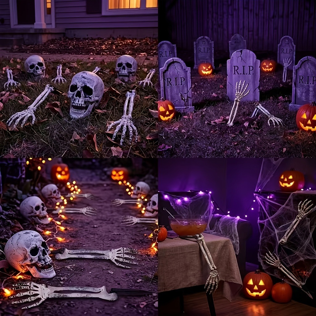 Набор из 3 предметов для украш – обзор и цена Halloween Skeleton Decoration