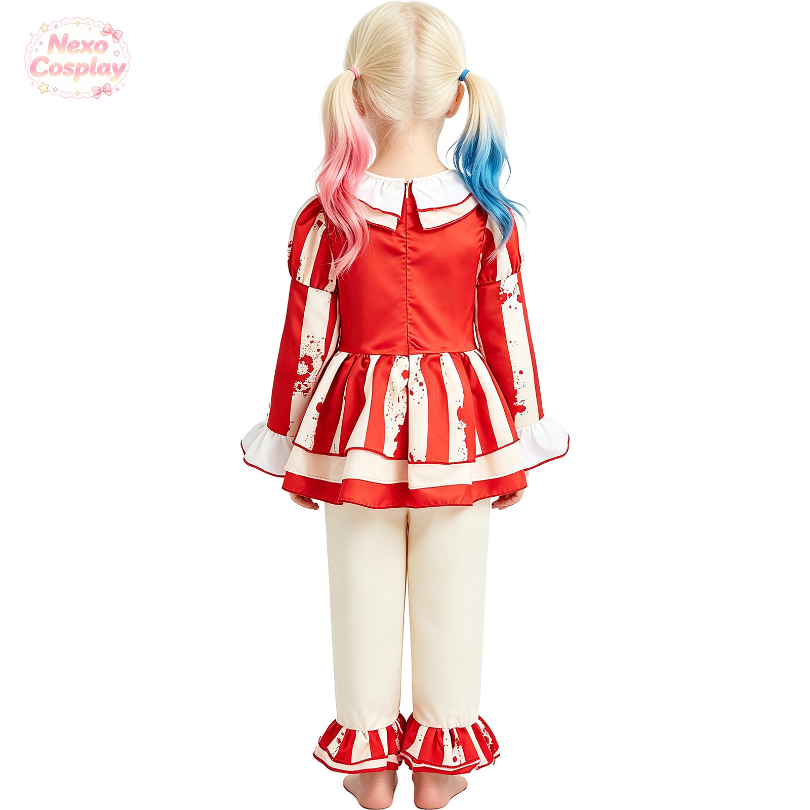 Детский красно-белый полосатый – обзор и цена Halloween Costume Kids