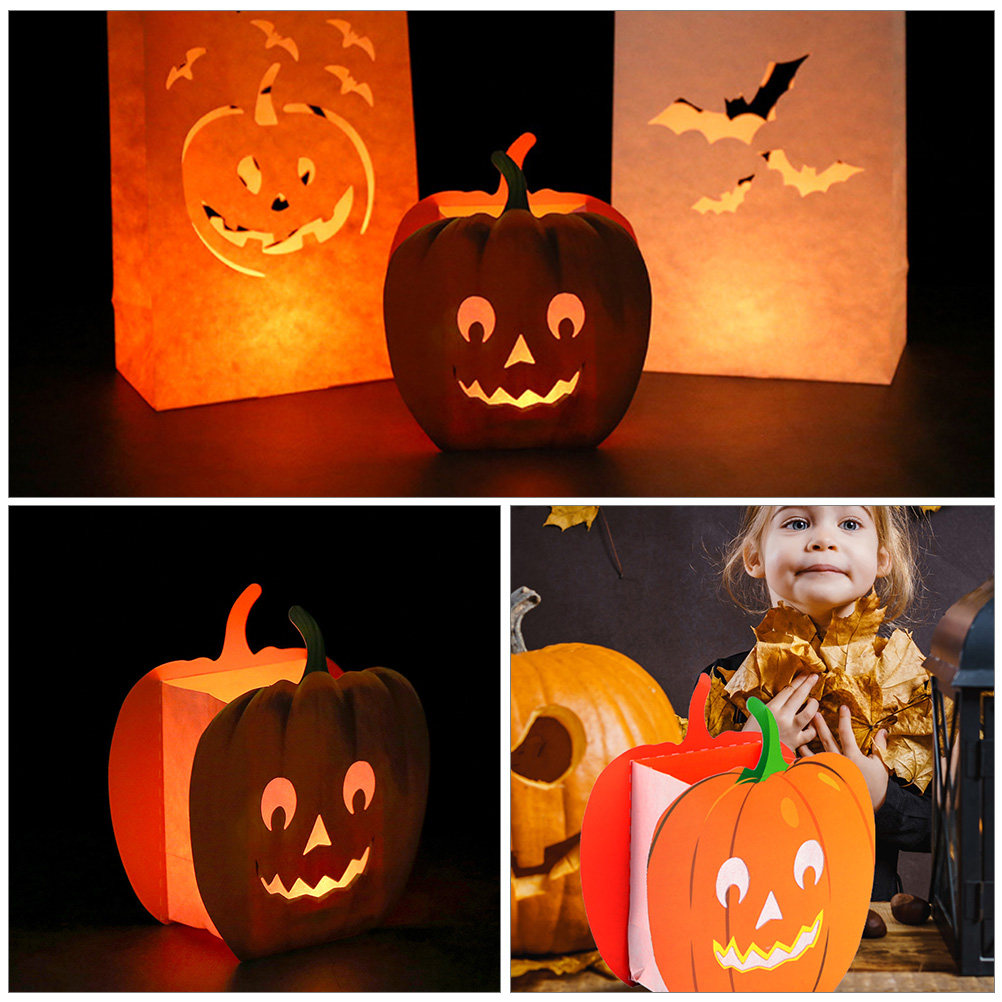 12 шт. бумажных пакетов в форм – обзор и цена Pumpkin Lantern Halloween