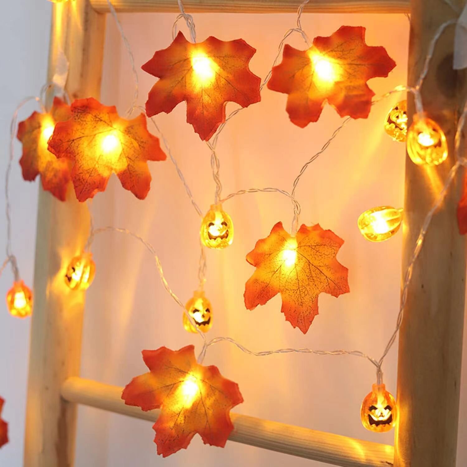 1 шт. 59/118 дюймов светодиодн – обзор и цена Halloween Led String Lights Orange