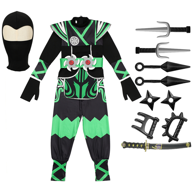 Костюм зеленого ниндзя для дет – обзор и цена Halloween Costume Kids