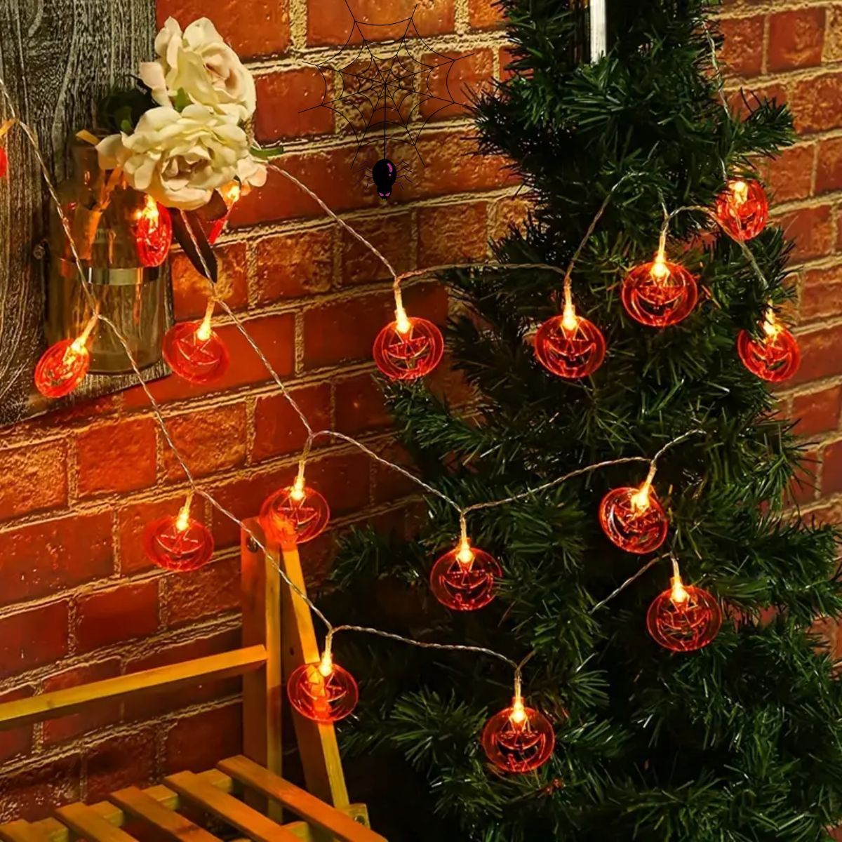 1 шт. 20 светодиодов оранжевый – обзор и цена Halloween Led String Lights Orange