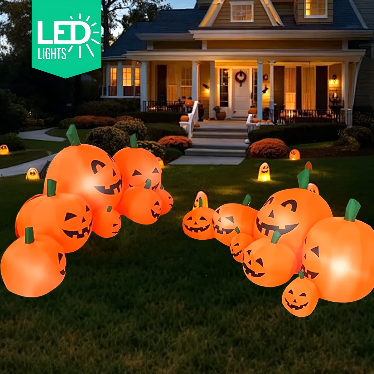 НОВИНКА! Надувная тыква для Хэ – обзор и цена Halloween Pumpkin Decor Led