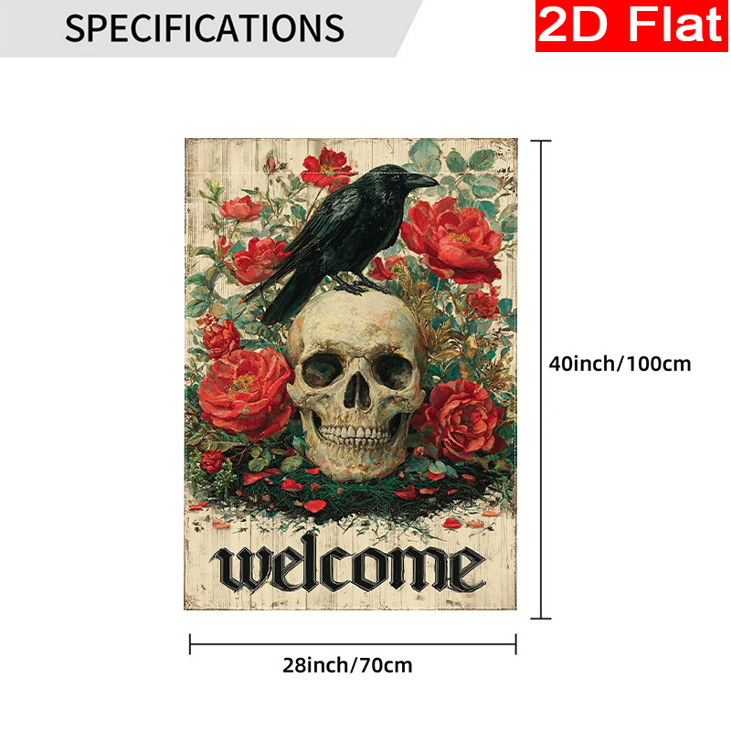 2D Flat — 2D Flat, флаг для са – обзор и цена Halloween Skeleton Decoration