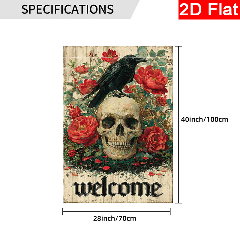 2D Flat — 2D Flat, флаг для са – обзор и цена Halloween Skeleton Decoration