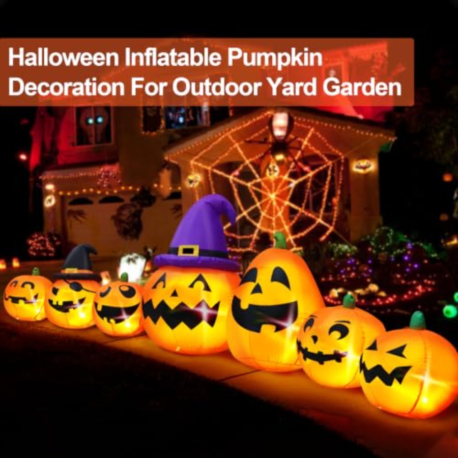 Надувной декор в виде тыквы дл – обзор и цена Halloween Pumpkin Decor Led
