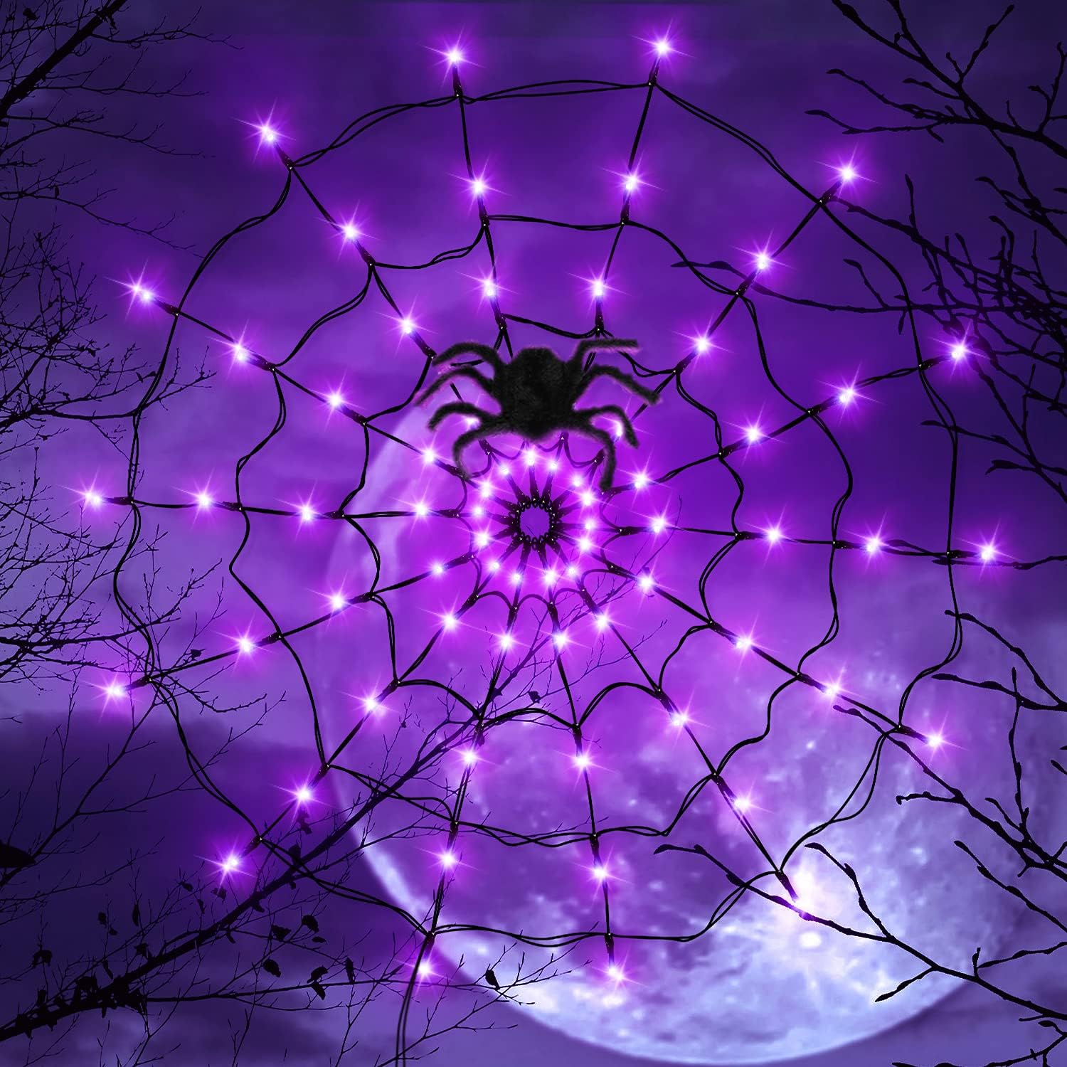 Украшение для Хэллоуина – обзор и цена Spider Web Halloween Decoration