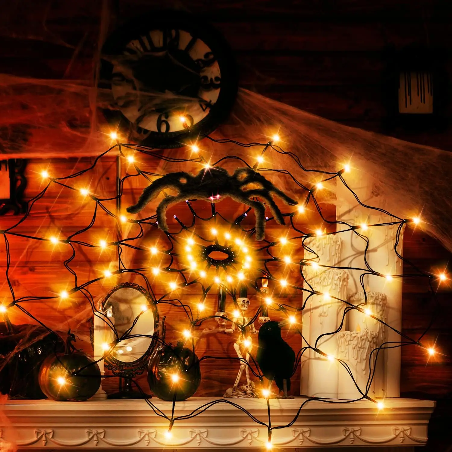 Украшение для Хэллоуина – обзор и цена Spider Web Halloween Decoration