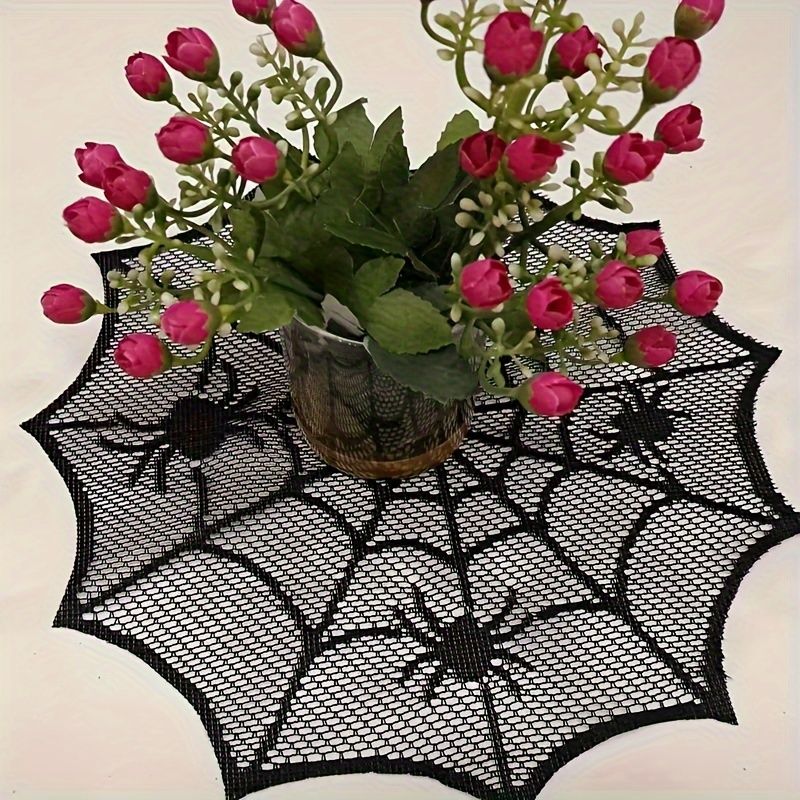 Салфетка-дорожка VIKAMA на Хэл – обзор и цена Spider Web Halloween Decoration