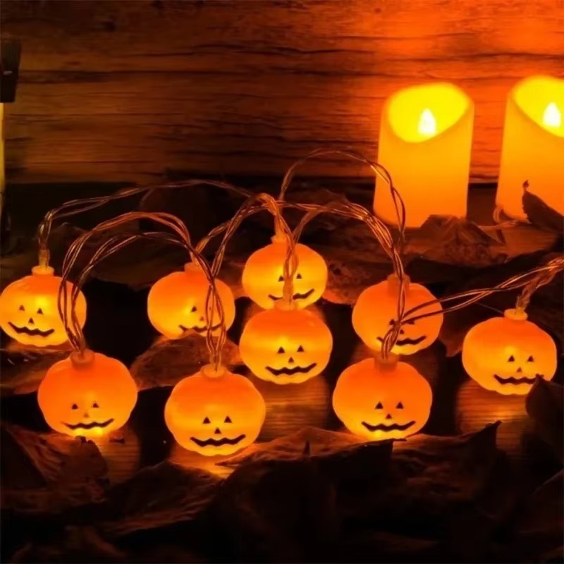 Светодиодная гирлянда в виде т – обзор и цена Halloween Pumpkin Decor Led