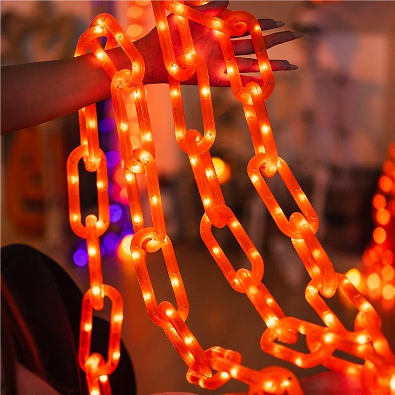 Уличные солнечные гирлянды на  – обзор и цена Halloween Led String Lights Orange