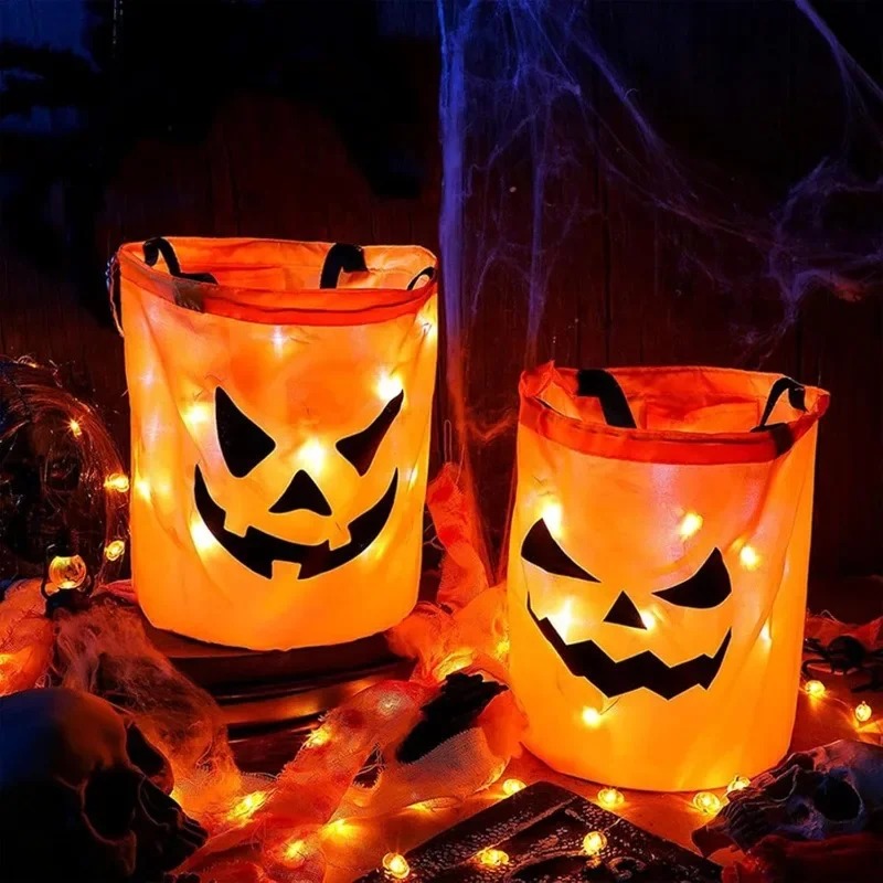 1-10 шт. Светодиодная сумка-ко – обзор и цена Halloween Pumpkin Decor Led