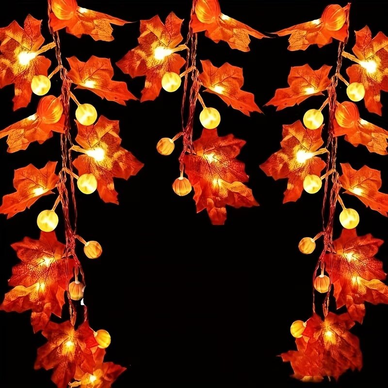 Гирлянда из 59/118 лампочек в  – обзор и цена Halloween Led String Lights Orange